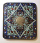 Ivan Petrovitj Khlebnikov. Russian silver cigarette case with enamel (84). Length 9 cm. Width 8 cm.