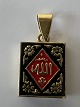 Book Pendant / Charms in 18 carat gold.Stamped 750.Height with eyelet 2.1 cm.Nice ...