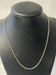 Round anchor necklace, gold-plated sterling silver, with eyelet clasp.Length: 44 ...