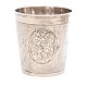 Large silver cup by Søren Pedersen, Odense, 1702-44H: 10,1cm