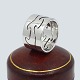 Georg Jensen, Nina Koppel; Fusion ring, three rings made in 18k white gold
