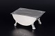 Swedish Art Deco box on four feet.Rectangular Swedish pewter box with a rounded body, flat ...