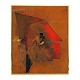 Albert Bitran paintingAlbert Bitran, 1931-2018, oil on canvas"Ocres" (Ochre), signed and ...