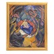 Jais Nielsen paintingJais Nielsen, 1885-1961, oil on canvas. "Julenat" (Christmas ...