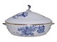 Royal Copenhagen Blue Flower Curved with gold edge, small tureen (lidded bowl).The factory ...