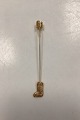 Georg Jensen Golden Christmas Candleholder - X-mas Sock 2003Deisgned by Andreas Mikkelsen