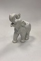 Royal Copenhagen Blanc de Chine Figurine – Elephant No. 236. Designed by Knud Kyhn. Measures ...