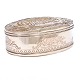 Large 18th century silver box by Poul Søren Bay, Copenhagen, circa 1750H: 5cm. L: 11,6cm. W: 193gr