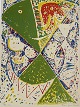 Egill Jacobsen, unframed lithograph, 112/120 – 1976, Dimensions: 53 cm x 38 cm *Good condition*