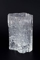 Tapio Wirkkala for Iittala, vase.Sculptural vase in clear mould-blown glass with a ...