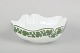 Meissen, bowl with vine leaf pattern.Bowl in white porcelain decorated with the classic ...