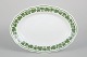 Meissen, large dish with vine leaf pattern.Large oval dish in white porcelain decorated with ...