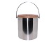 Stelton Cylinda LineIce bucket with teak lid