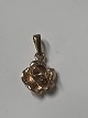 Rose in Charms / Pendant 8 carat Gold.Stamped HS HS.Height with eyelet 1.7 cm.Width ...