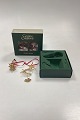 Georg Jensen Golden Christmas Holiday Ornament - Christmas Joy and Shooting Star 2002