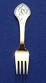 Michelsen Christmas spoons & forks of Danish gilt sterling silver. Anton Michelsen Christmas ...