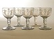 Set of five gilt glasses. Gjøvig, Norway, circa 1810-20H: 10,5cm