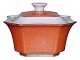 Royal Copenhagen Craquelé, square bonbonnière with lid.Please note that this item is located ...