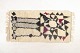 Swedish rya carpet, circa 1970s.Rya carpet in pure wool with a dense pile and a stylised ...