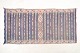 Kilim carpet, circa 1960s.Handwoven kilim carpet with a detailed geometric pattern in dark ...