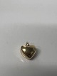 Heart Charms / Pendant 14 carat solid Gold.Stamped 585.Height with eyelet 1.7 ...