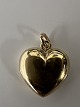 Heart Charms / Pendant 14 carat Gold.Stamped 585.Height with eyelet 1.6 cm.Width 1.1 ...
