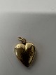 Heart for Charms / Pendant 14 carat Gold.Stamped 585.Height with eyelet 1.6 cm.Width ...