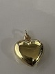 Heart for Charms / Pendants 14 carat Gold.Stamped 585.Height with eyelet 1.7 ...