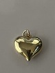 Heart for Charms / Pendants 14 carat Gold.Stamped 585.Height with eyelet 1.6 ...