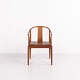 Vintage Hans J. Wegner China Chair, model FH 4283, crafted in mahogany with a loose ...
