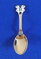 Michelsen Christmas spoons & forks of Danish gilt sterling silver. Anton Michelsen Christmas ...