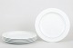 Grethe Meyer for Royal Copenhagen, Blue Line, set of five lunch plates.Set of five lunch ...