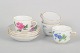Meissen, set of four hand-painted demitasse cups with saucers.Set of four porcelain ...