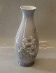 B&G 8759-505 Vase White flower 27 cm Bing and Grondahl Marked with the three Royal Towers of ...