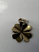 Four-leaf clover for Charms / Pendants 14 carat Gold.Stamped TSR 585.Height with eyelet ...