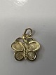 14 carat gold. Butterfly.Charms / Pendants.Height 1,4 cm.