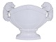 Royal Copenhagen, white bouquetiere with lions.Factory first.Length 22.5 cm., height ...