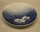 4460 RC Round tray - bowl 20.5 cm Christmas Rose (Julerosen) Royal Copenhagen  In mint and ...