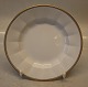 24 pcs in stock 1535 w. gold & grey lines8518-1535 Side plate 17.5 cm  (617)  Royal Copenhagen ...