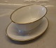 1 pcs in stock8631-1535 Gravy boat 9 x 22 cm gold & grey lines Royal Copenhagen Palace ...