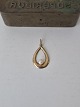 Vintage 8-karat gold pendant with an Akoya pearl. Hallmarked: Double maker's mark. ...