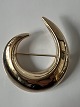 Hans Hansen; Brooch of 14 kt. gold.Measurements 4.8 cm ...