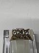 Vintage ring with 3 stones 14 carat gold.Stamped BLD 585.Size 54.Checked by ...