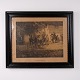 Otto Bache Vintage Print “I Vandmøllegaarden” 63 x 76 cm