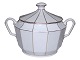 Bing & Grondahl White Curved with  gold edgeSugar bowl
