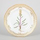 Royal Copenhagen Flora Danica, reticulated lunch plate.Reticulated lunch plate in hand-painted ...