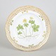 Royal Copenhagen Flora Danica, reticulated lunch plate.Reticulated lunch plate in hand-painted ...