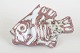 Jørgen Mogensen, fish relief.Sculptural stoneware wall relief from Jørgen Mogensen’s own ...