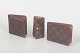 Louis Vuitton set of two wallets and key holder.Vintage set comprising two wallets and a key ...