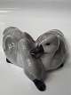 Royal Copenhagen, Figure Two swans/ducklings.Design Allan Therkelsen.Decoration number ...